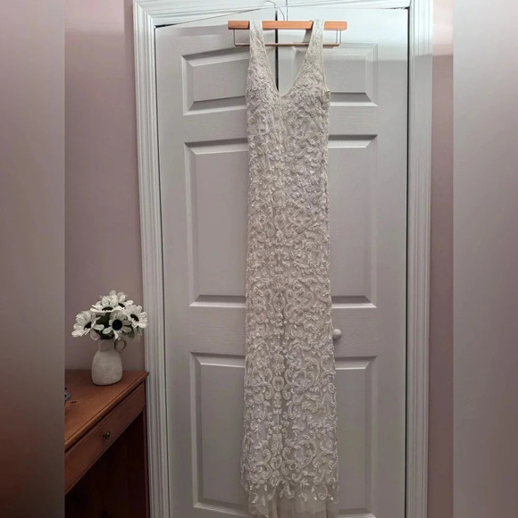 Anthropologie Beaded Wedding Gown - Picture 4 of 13